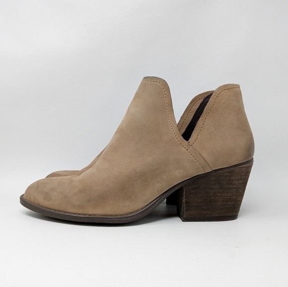 Steve Madden Adelphie Pointed Toe Cut Out Brown Ankle Boots, Women's Size 10 - Picture 4 of 13